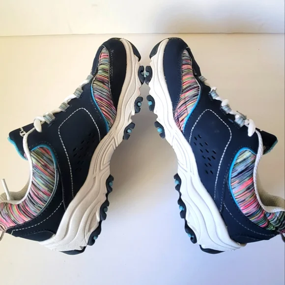 Champion Women's Margaret Sneakers size 7.5 W navy/multicolored - Picture 3 of 6